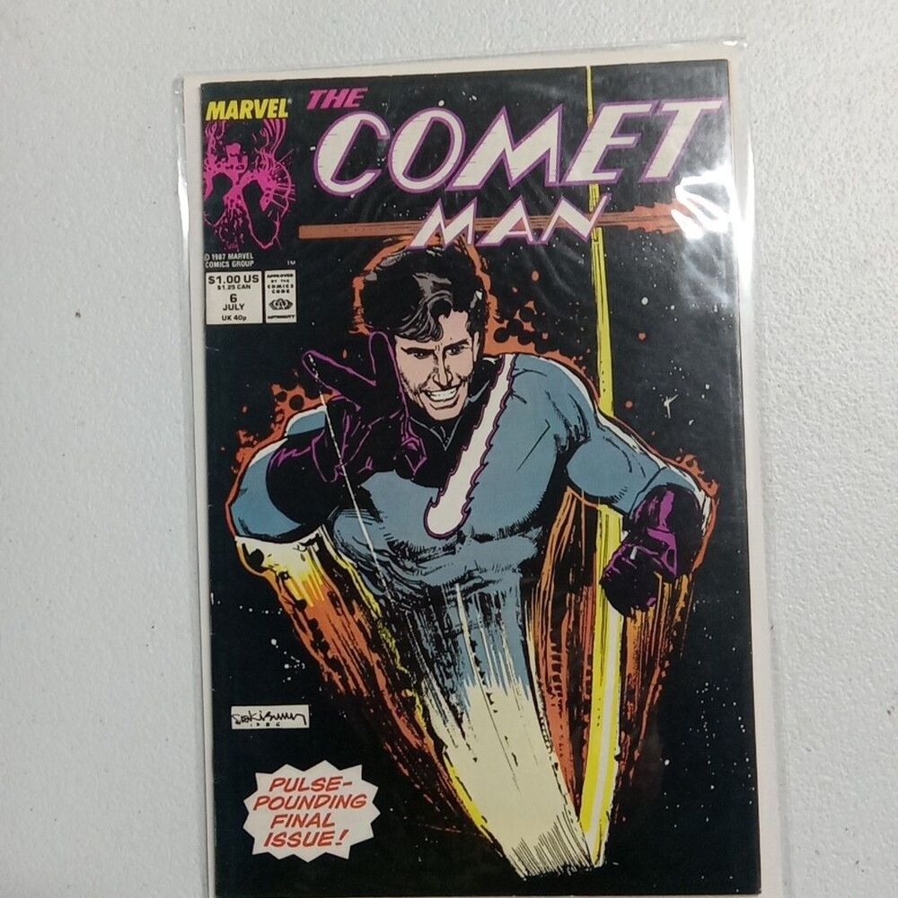 Comet Man #6 (Marvel Comics July 1987)
